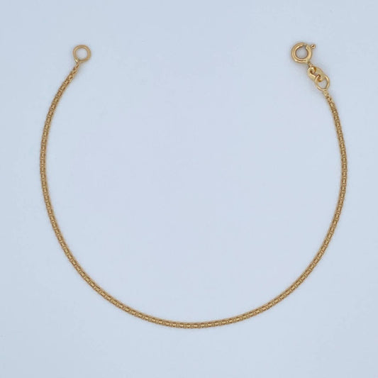 Bismark Bracelet 1.45gr / 7.5in / +1 18K Gold &