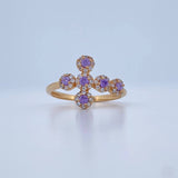 Dense Cross Ring 2.3gr / Size 7 / 18K Yellow Gold &