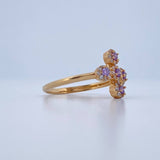 Dense Cross Ring 2.3gr / Size 7 / 18K Yellow Gold &
