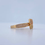 Anillo Mariposa 2.3gr / T7 / Oro Amarillo  18K &