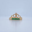 Tiara Ring 15s 1.6gr / Size 7 / 18K Yellow Gold &