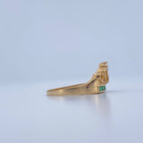 Tiara Ring 15s 1.6gr / Size 7 / 18K Yellow Gold &