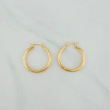 Candongas Mary 2.1 g / 1 in Oro Amarillo 18K
