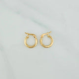 Candongas Jass 0.9gr / 1/2 in / Oro Amarillo 18K &