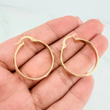Candongas Nia 2.4gr / 3cm / Oro Amarillo 18K $