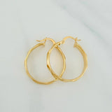 Candongas Nia 2.4gr / 3cm / Oro Amarillo 18K $