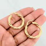 Candongas Mary 3.7gr / 3cm / Oro Amarillo 18K $