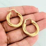 Candongas Gala 3.65gr / 2.5cm / Oro Amarillo 18K $