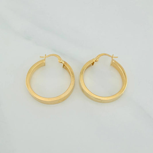 Candongas Tornillo 3.75gr / 2.8cm / Oro Amarillo 18K $