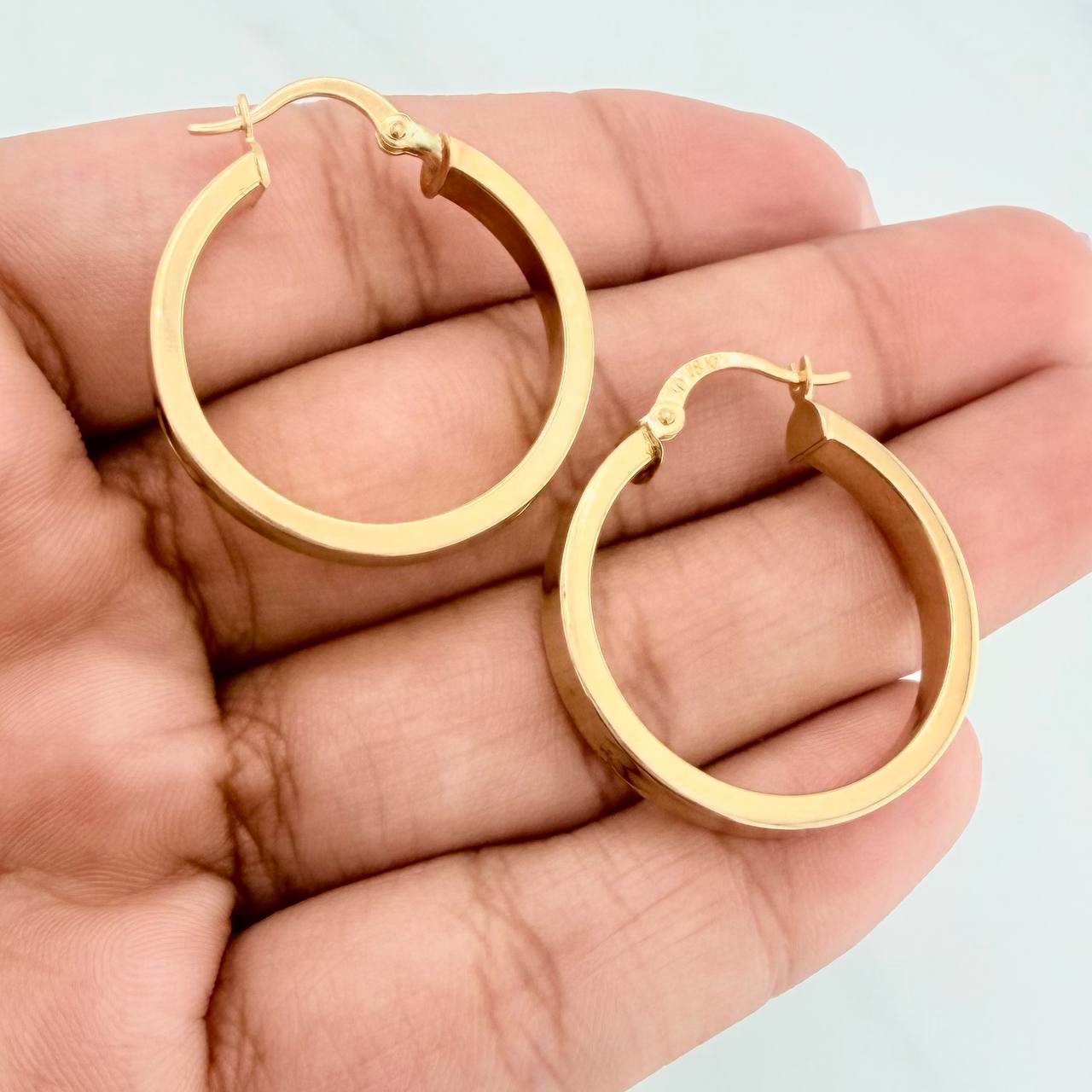 Candongas Tornillo 3.75gr / 2.8cm / Oro Amarillo 18K $