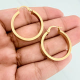 Candongas Tornillo 3.75gr / 2.8cm / Oro Amarillo 18K $