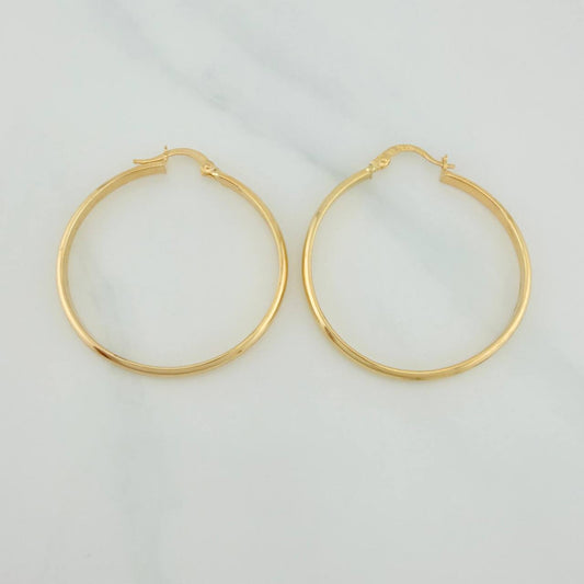 Candongas Nati 2.65gr / 4cm / Oro Amarillo 18K $