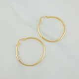 Candongas Nati 2.65gr / 4cm / Oro Amarillo 18K $