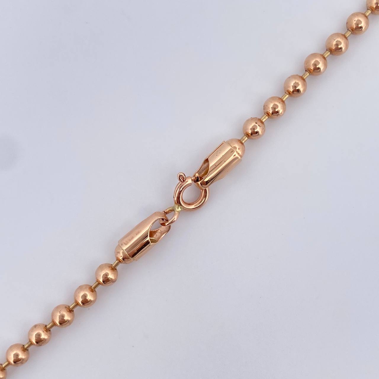 Cadena Militar 20gr / 60.5cm / +3Oro 18K $