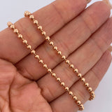Cadena Militar 20gr / 60.5cm / +3Oro 18K $