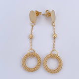 Stud Earrings Hoop Earrings Circles 3.8gr / 6cm (2.4in) / +4 18K Gold $