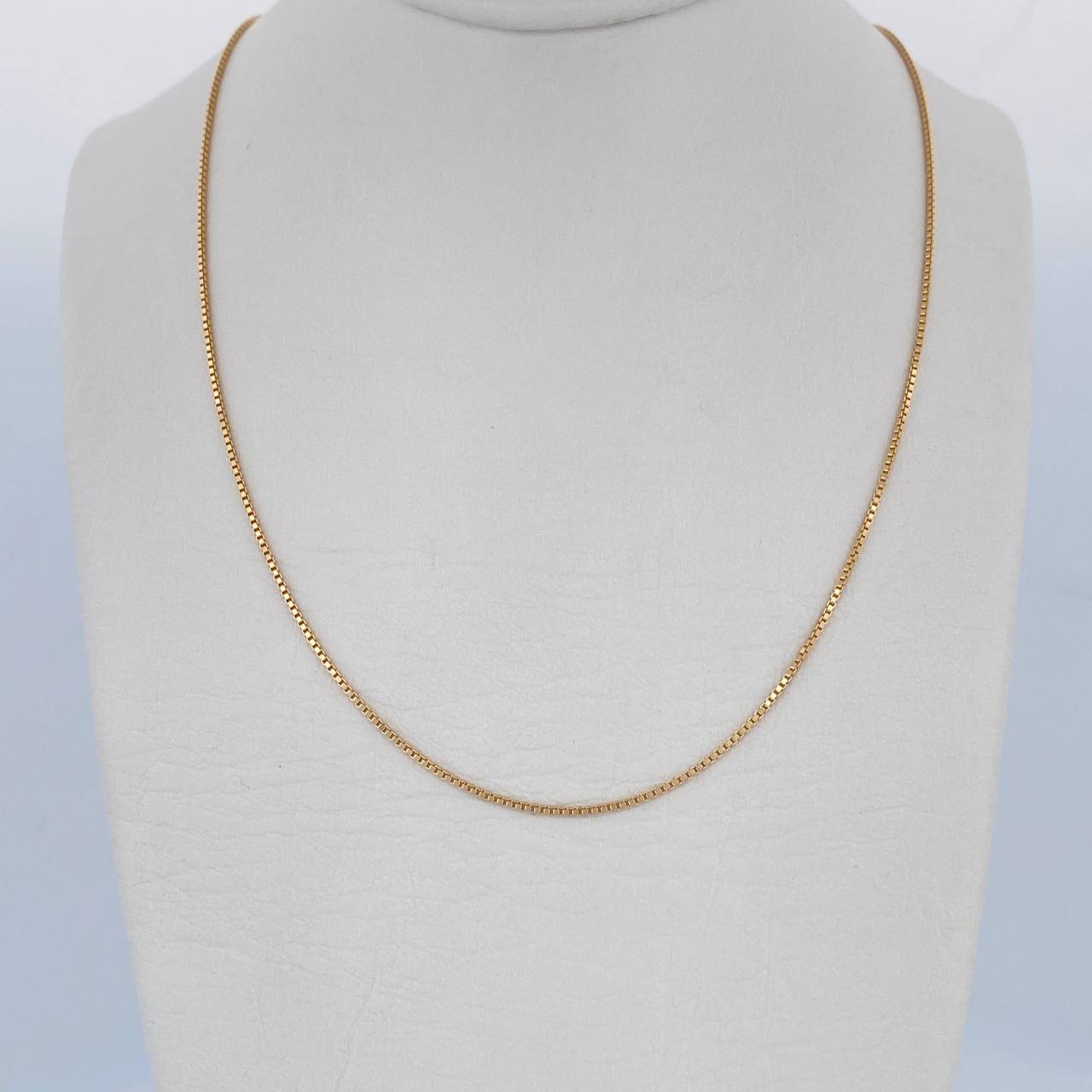Cadena Veneciana 2.55gr / 50cm / +3 Oro 18K &