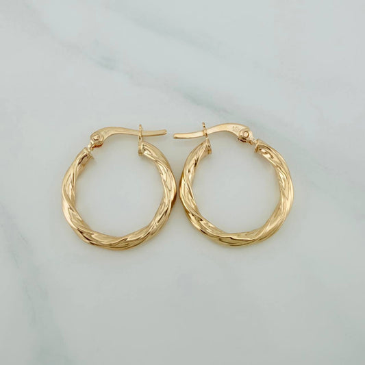 Candongas Sami 1.75gr / 1 in / Oro Amarillo 18K &