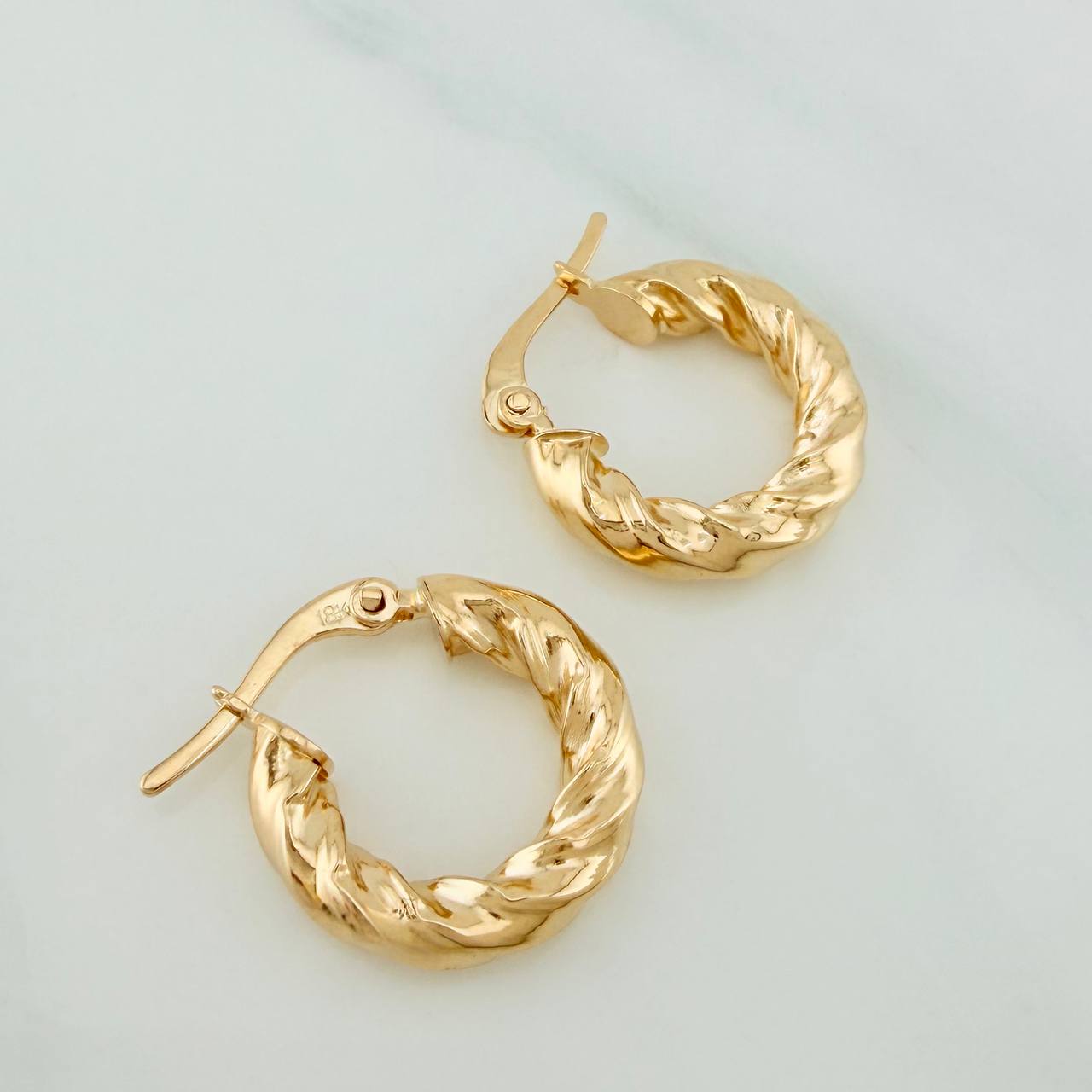 Candongas Deis 1.85gr / 3/4 in / Oro Amarillo 18K &