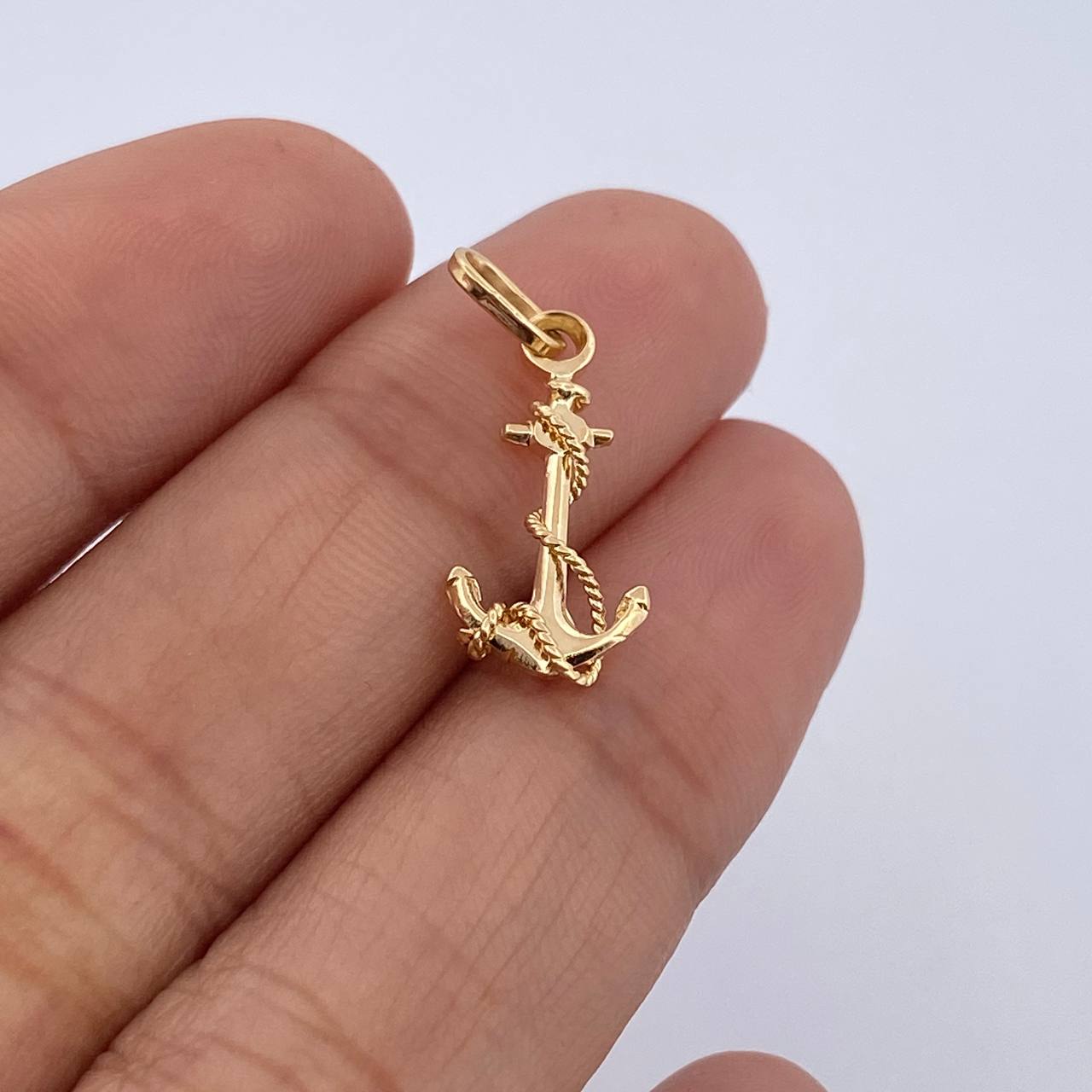 Pendant Anchor 0.9gr / 2.1cm / 18K Yellow Gold &