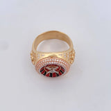 Anillo Ruleta 9.55 g / T10 Dos Oros Amarillo Blanco 18K