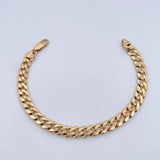 Cuban Links Bracelet 10.25gr / T18 4/5 / 18.8cm / 18K Yellow Gold &