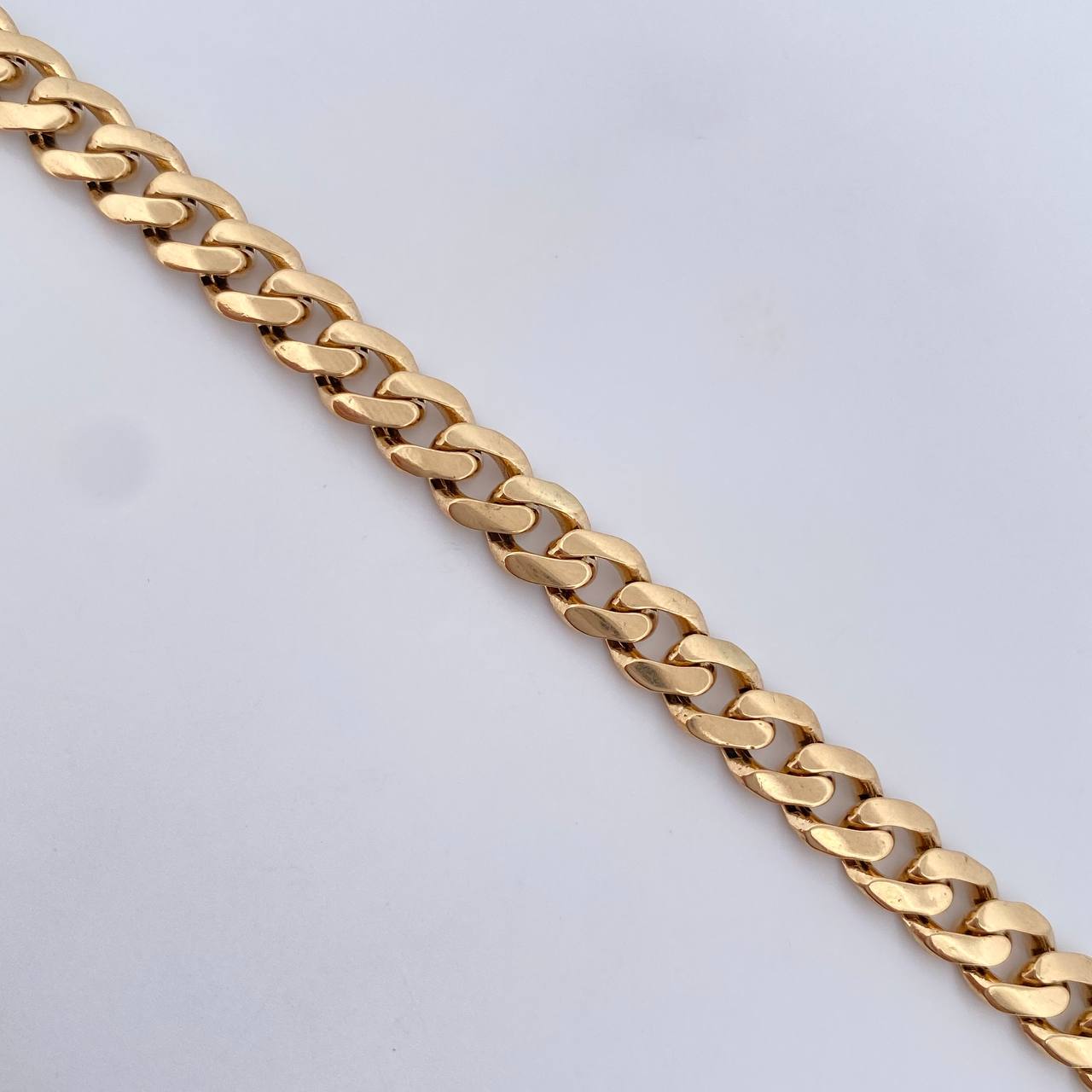 Cuban Links Bracelet 10.25gr / T18 4/5 / 18.8cm / 18K Yellow Gold &