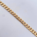 Cuban Links Bracelet 10.25gr / T18 4/5 / 18.8cm / 18K Yellow Gold &