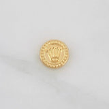 Charm Crown 0.35g / 1/4 in Yellow Gold 18K