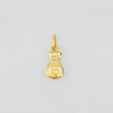 Pendant Money Bag 0.4g / 3/4 in Yellow Gold 18K