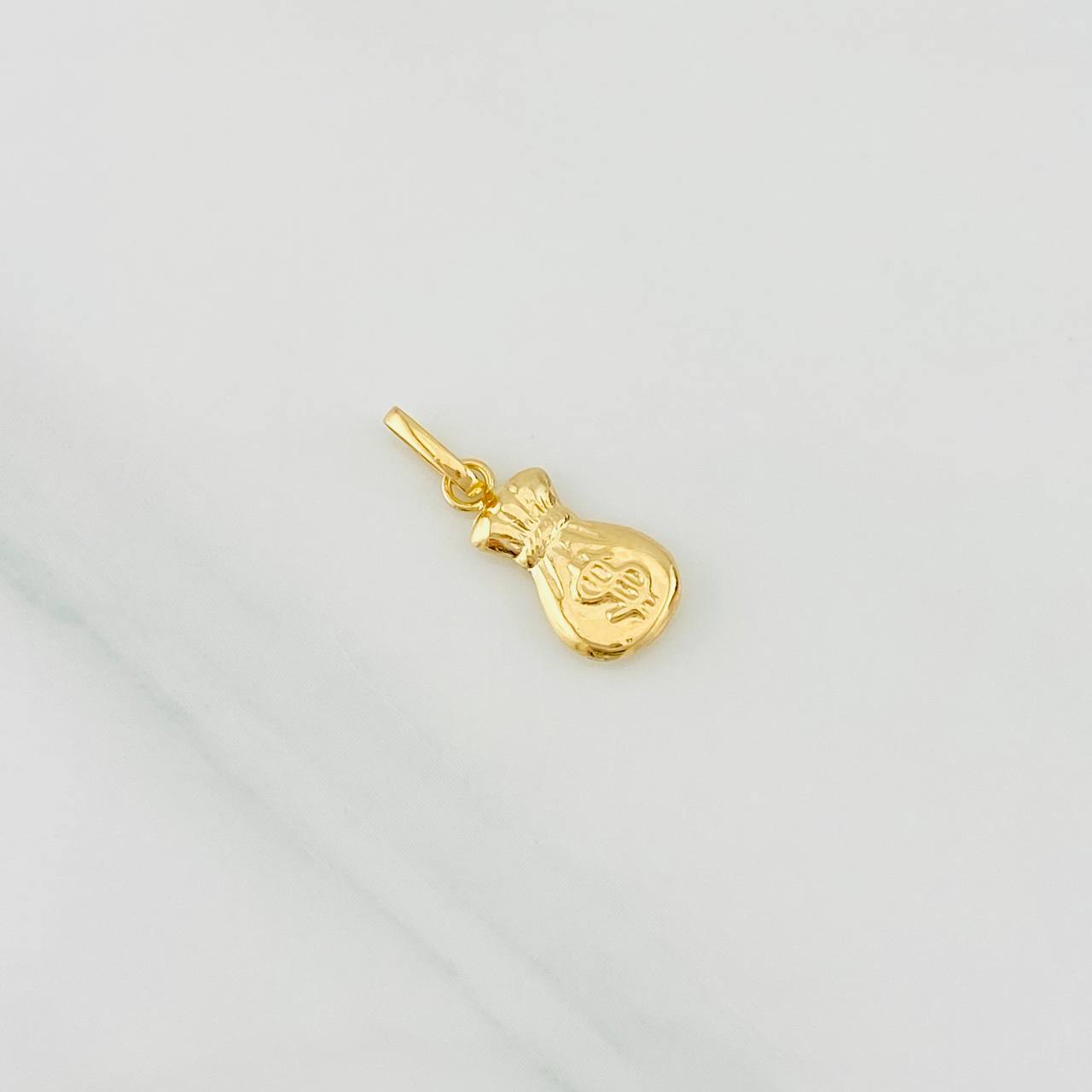 Pendant Money Bag 0.4g / 3/4 in Yellow Gold 18K