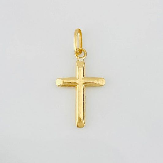 Dije Cruz 0.35g / 3/4 in Oro Amarillo 18K