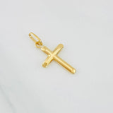 Cross Pendant 0.35g / 3/4 in Yellow Gold 18K