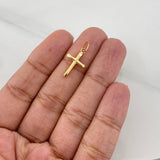 Cross Pendant 0.35g / 3/4 in Yellow Gold 18K