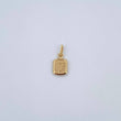 Dije Letra V 0.35gr / 1.5cm / Liso Oro Amarillo 18K &