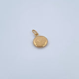 Dije Letra V 0.5gr / 1.5cm / Medalla Oro Amarillo 18K &