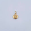 Dije Letra M 0.4gr / 1.5cm / Medalla Oro Amarillo 18K &