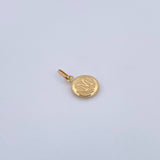Dije Letra M 0.4gr / 1.5cm / Medalla Oro Amarillo 18K &