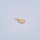 Dije Letra L 0.3gr / 1.5cm / Liso Oro Amarillo 18K &