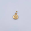 Pendant Letter O 0.45gr / 1.5cm / 18K Yellow Gold Medal &