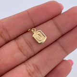 Pendant Letter O 0.35gr / 1.5cm / Smooth 18K Yellow Gold &