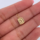 Dije Letra J 0.35gr / 1.5cm / Liso Oro Amarillo 18K &