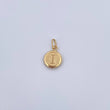 Pendant Letter I 0.5gr / 1.5cm / 18K Yellow Gold Medal &