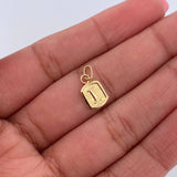Pendant Letter I 0.35gr / 1.5cm / Smooth 18K Yellow Gold &