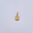 Pendant Letter F 0.35gr / 1.5cm / Smooth 18K Yellow Gold &