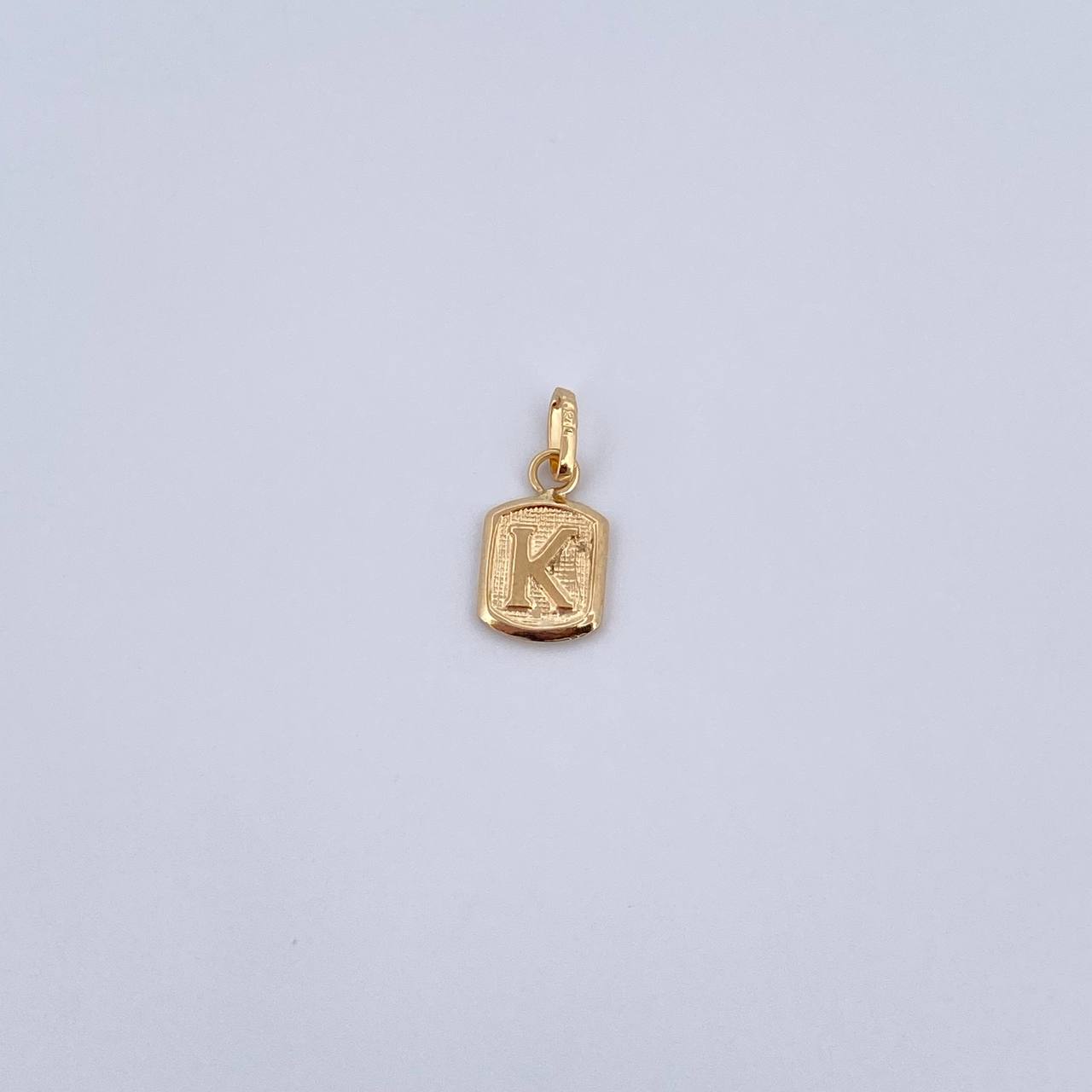 Dije Letra K 0.35gr / 1.5cm / Liso Oro Amarillo 18K &