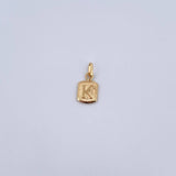 Dije Letra K 0.35gr / 1.5cm / Liso Oro Amarillo 18K &