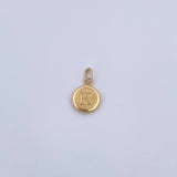 Dije Letra K 0.45gr / 1.5cm / Medalla Oro Amarillo 18K &