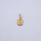 Pendant Letter G 0.35gr / 1.5cm / Smooth 18K Yellow Gold &