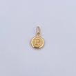 Pendant Letter P 0.45gr / 1.5cm / 18K Yellow Gold Medal &